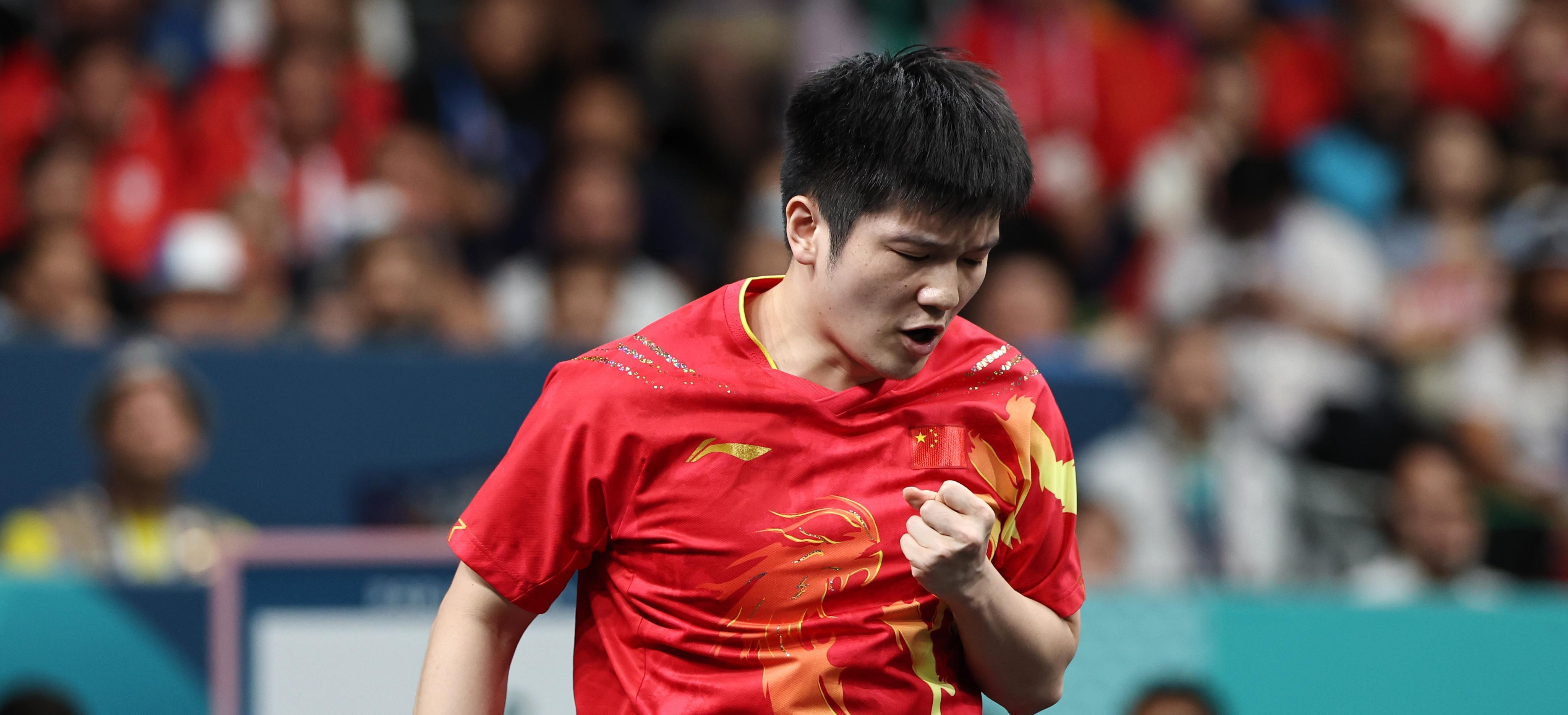 开云平台-中国乒乓球队完胜韩国乒乓球队，樊振东三分雨点燃全场